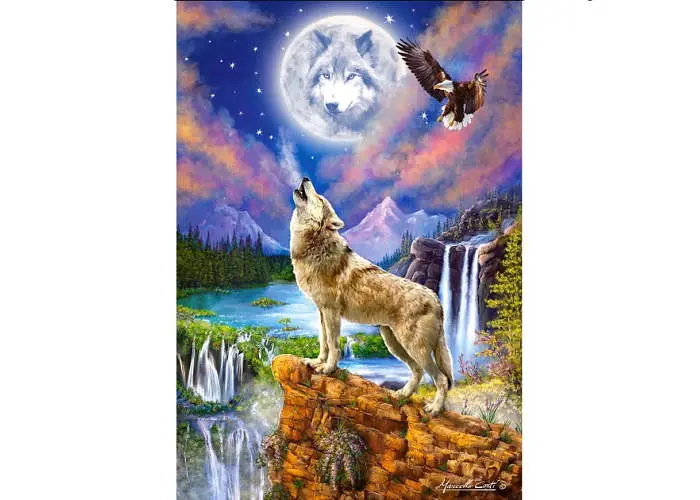 Пазл Castorland Вовча ніч 1500 ел. (C-151806) - фото 2