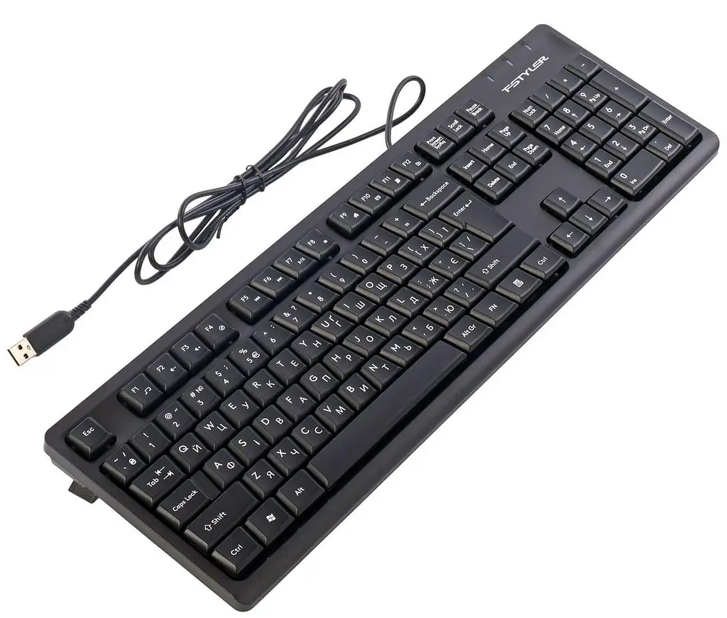 Клавиатура A4Tech Fstyler FKS12 (Black) (FKS12 (Black)) - фото 4
