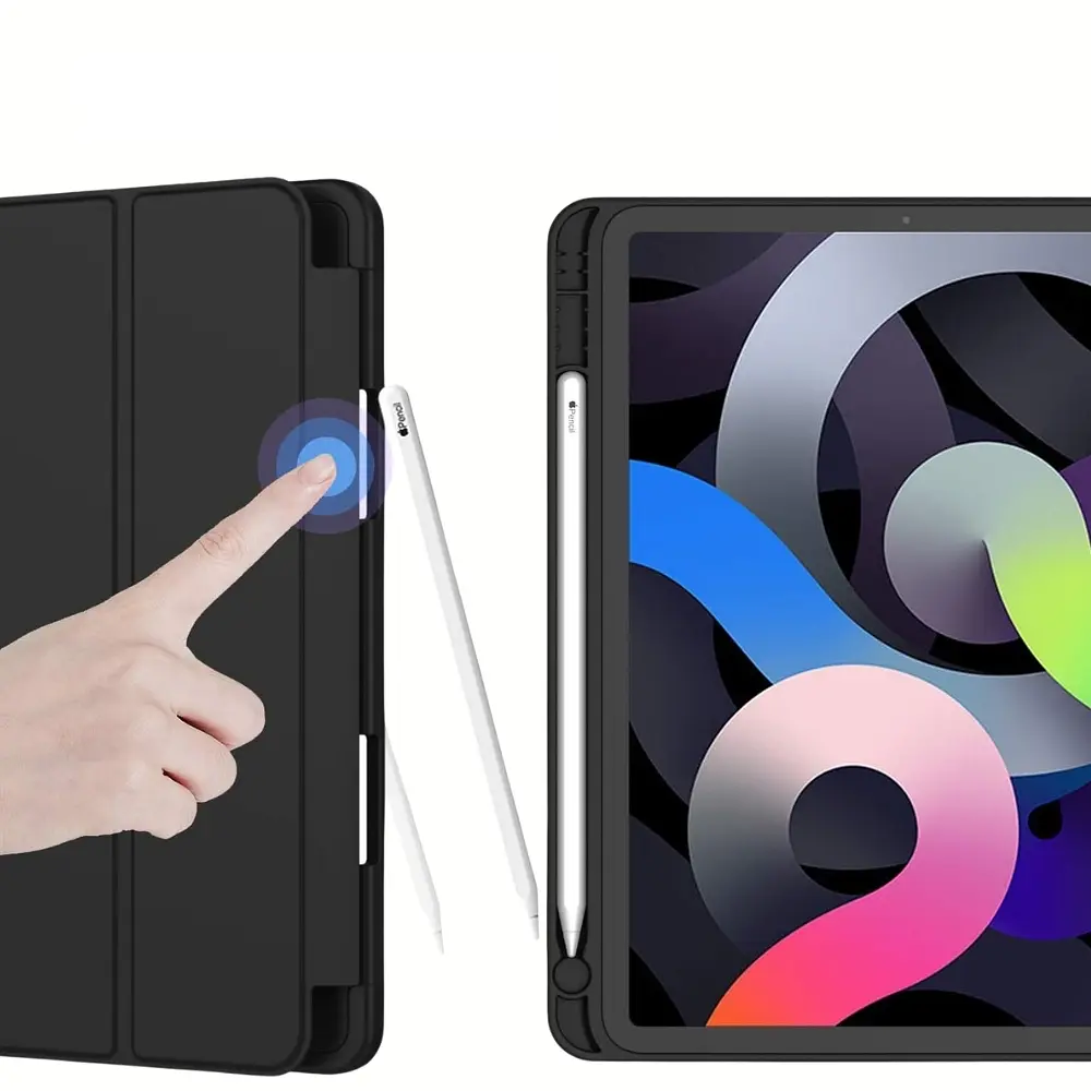 Чохол BeCover Tri Fold Soft TPU з кріпленням Apple Pencil для Apple iPad Air 11" M4 2026 Black (715229) - фото 4