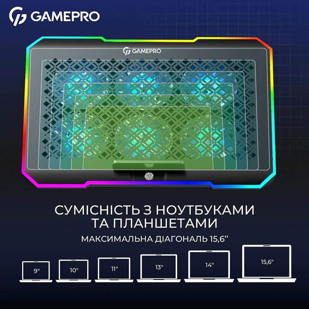 Охолоджуюча підставка для ноутбука GamePro CP660 - фото 8