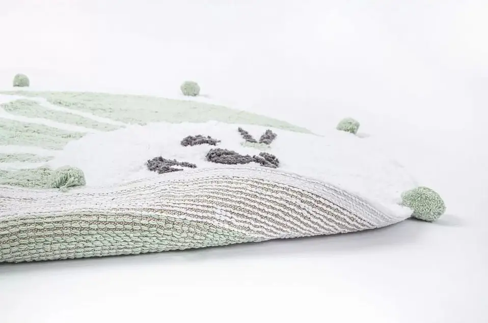 Килимок в дитячу кімнату Irya - Bunny mint ментоловий 110x110 - фото 3