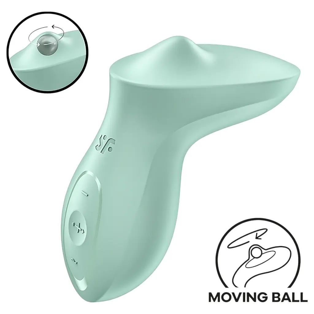 Вібратор для клітора з перлинною стимуляцією Satisfyer Exciterrr