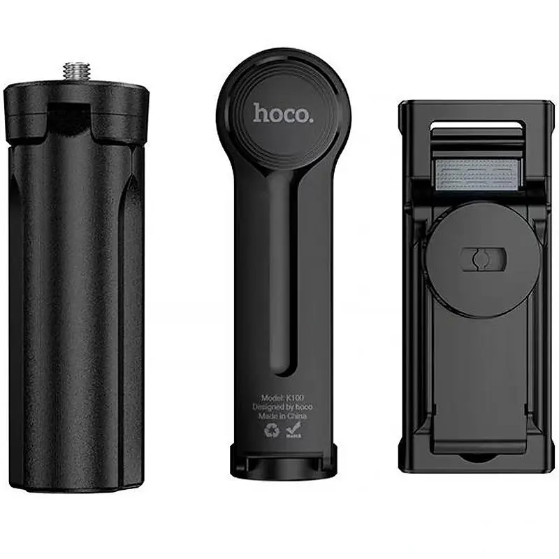 Монопод для селфі Hoco K100 Prestigio Black - фото 3