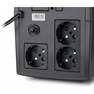 Пристрій безперебійного живлення Vinga LED 1500VA plastic case (VPE-1500P) - фото 5