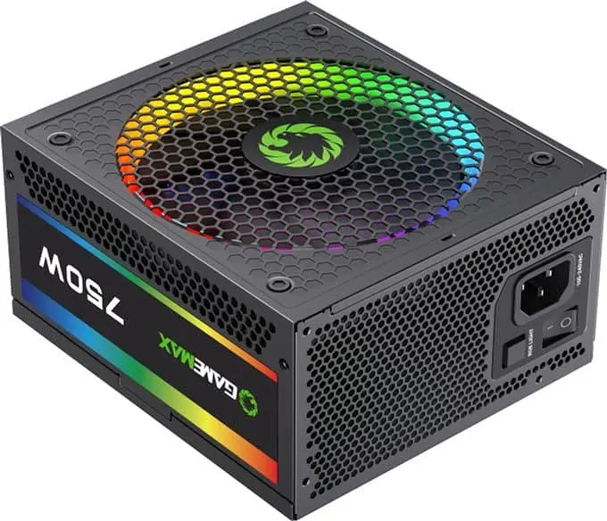 Блок живлення GameMax 750W ARGB 750 PRO 80+ Gold (ATX3.03.1 PCIe5.0 (RGB 750 PRO (ATX3.03.1 PCIe5.0) - фото 2