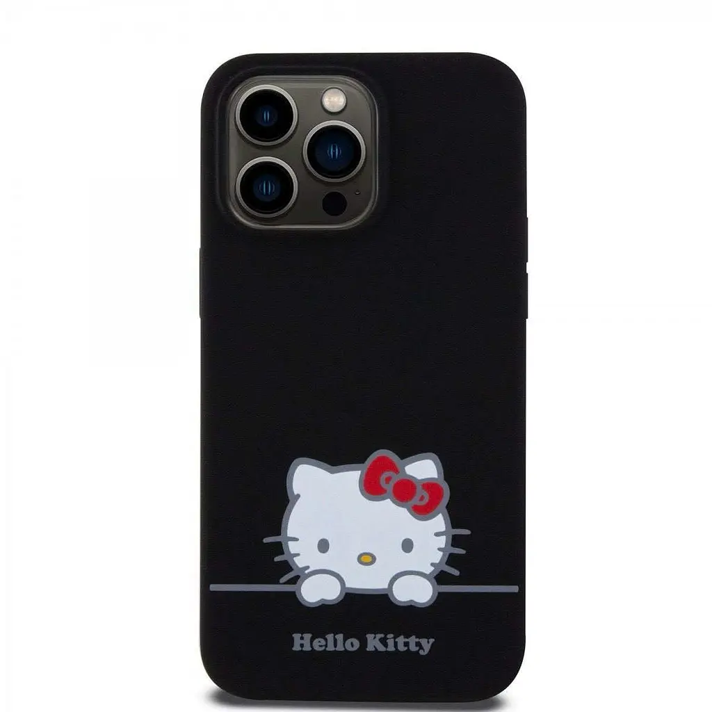 Чохол Hello Kitty Liquid SilicOne Daydreaming Logo для iPhOne 15 Pro Max Black (57983116915) - фото 3