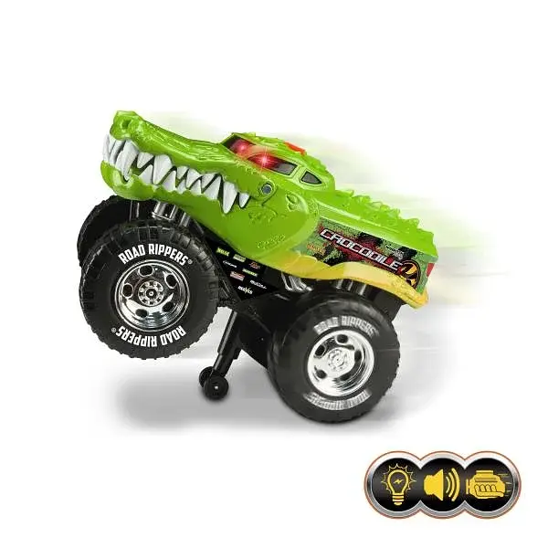 Іграшкова машинка Road Rippers Wheelie Monsters Крокодил зі звуком і світлом - фото 2