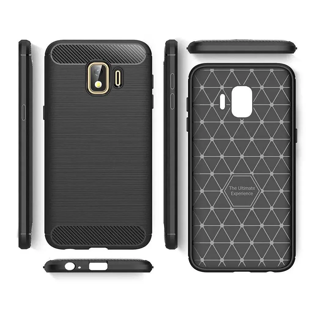 Чохол до мобільного телефона Laudtec для Samsung Galaxy J2 Core Carbon Fiber (Black) (LT-J2C) - фото 3