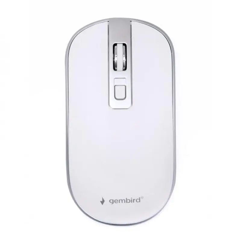 Миша бездротова Gembird MUSW-4B-06-WS Білий/Сріблястий - фото 4