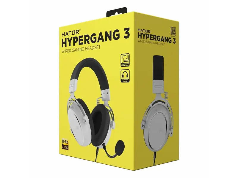 Навушники з мікрофоном Hator Hypergang 3 White (ESH06) - фото 6