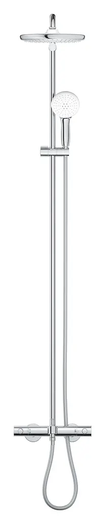 Душова система настінного монтажу з термостатом для ванни Grohe Tempesta System 250 26672001, Хром - фото 2