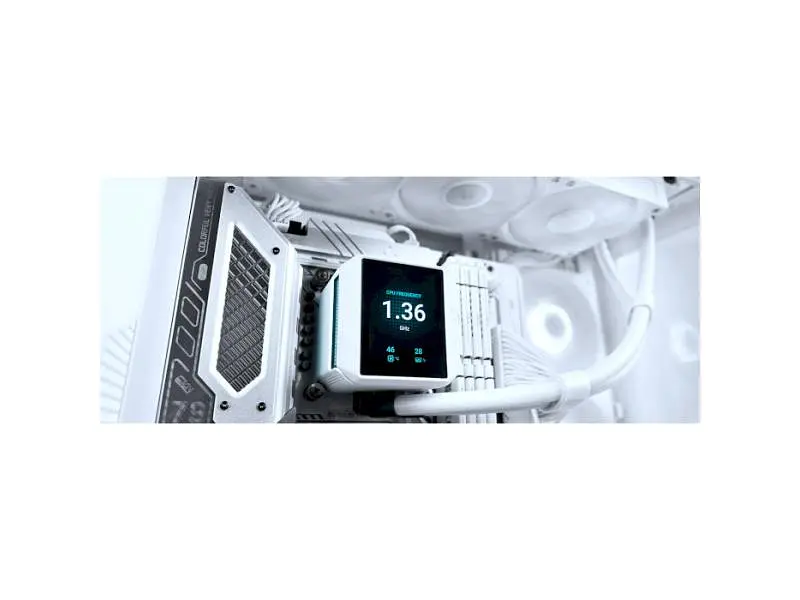 Водяне охолодження Deepcool MYSTIQUE 360 White (R-LX360-WHDSNMP-G-1) - фото 6