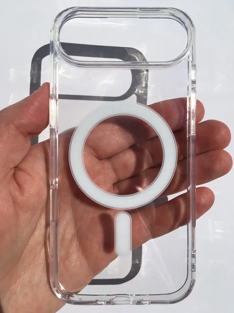 Протиударний чохол для Apple iPhone 17 AIR Clear Case Ultra Hybrid MagSafe Прозорий з магнітом - фото 7
