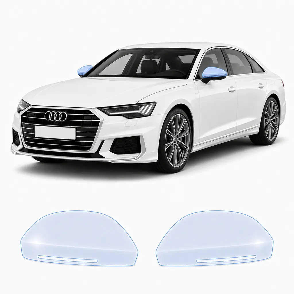 Антигравійна захисна бронеплівка за лекалами для Audi A8 D5 2017-2021 - дзеркала