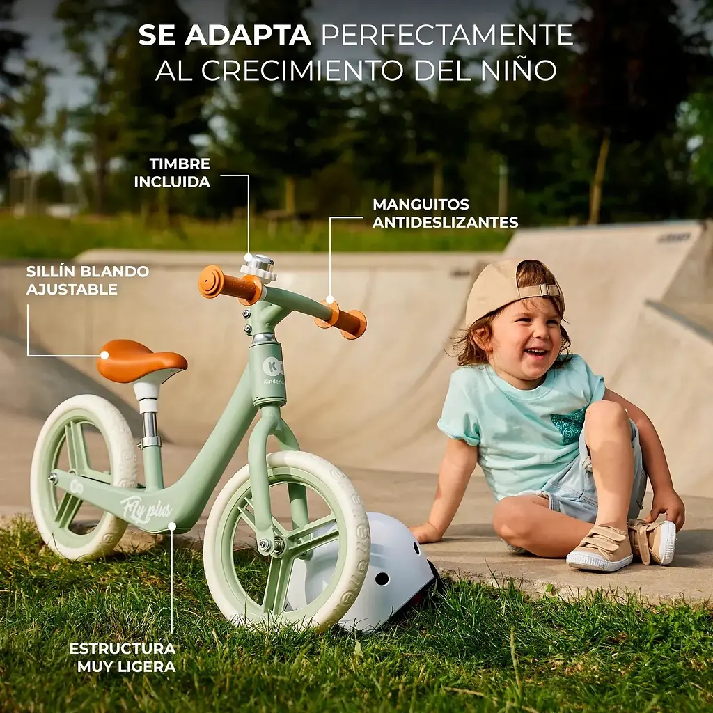 Беговел Kinderkraft Fly Plus Pink (KRFLPL00PNK0000) - фото 14