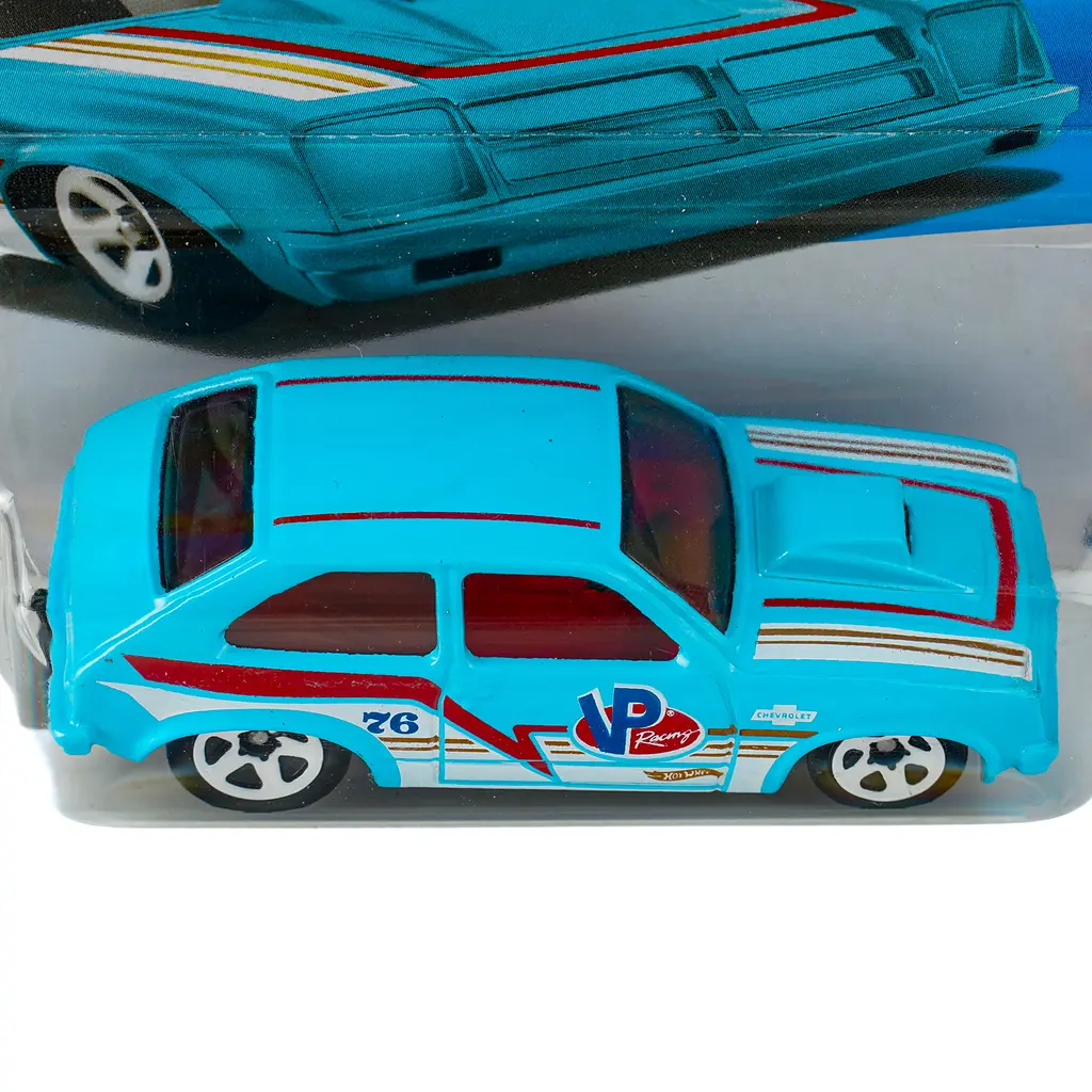 Базовая машинка Hot Wheels Drag Racers '76 Chevy Chevette голубая (5785) JJJ40-N521 - фото 2