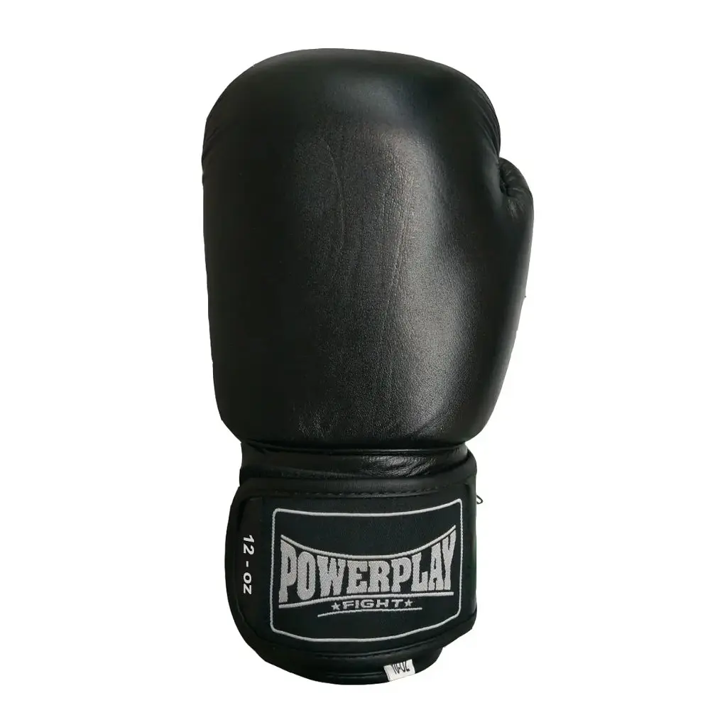 Рукавиці боксерські Power Play PP 3088, Black - 14 унцій - фото 2