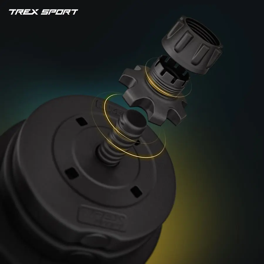 Гантелі композитні регульовані TREX Sport 2х20кг - фото 8