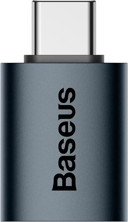 Адаптер Baseus Ingenuity Series Mini OTG Adaptor Type-C to USB-A 3.1 blue (ZJJQ000003) - фото 2