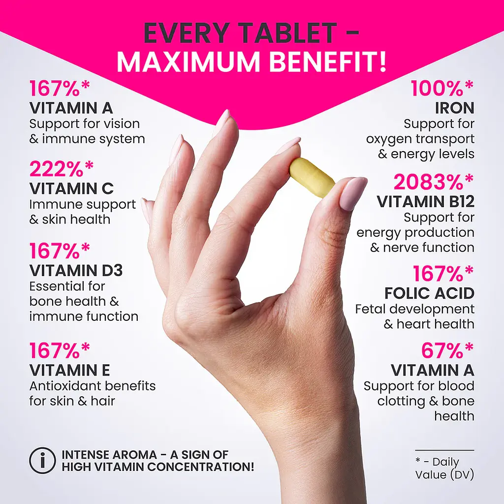 Мультивітамінний комплекс Vplab Ultra Women's Multivitamin Formula 180 капсул - фото 8