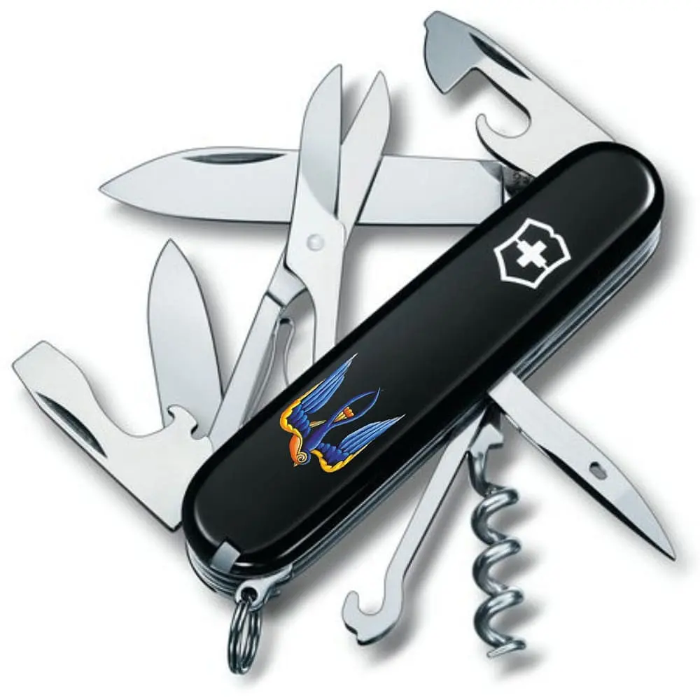 Ніж Victorinox Climber Ukraine 91мм 14функ чорн Ластівка - фото 4