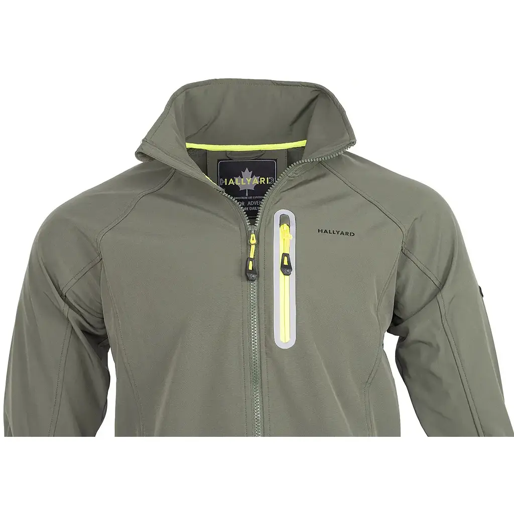 Куртка Hallyard Sixten 002 SoftShell 4XL оливковий - фото 4