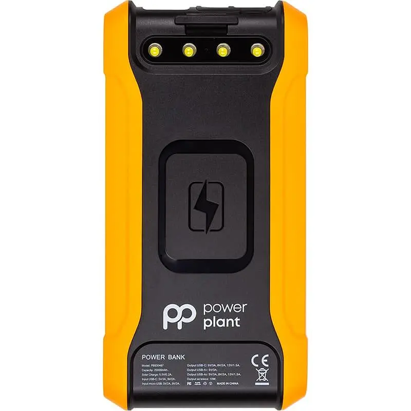 Павербанк PowerPlant Black-orange 20 000 mAh / 18 Вт (PB930487) - фото 3
