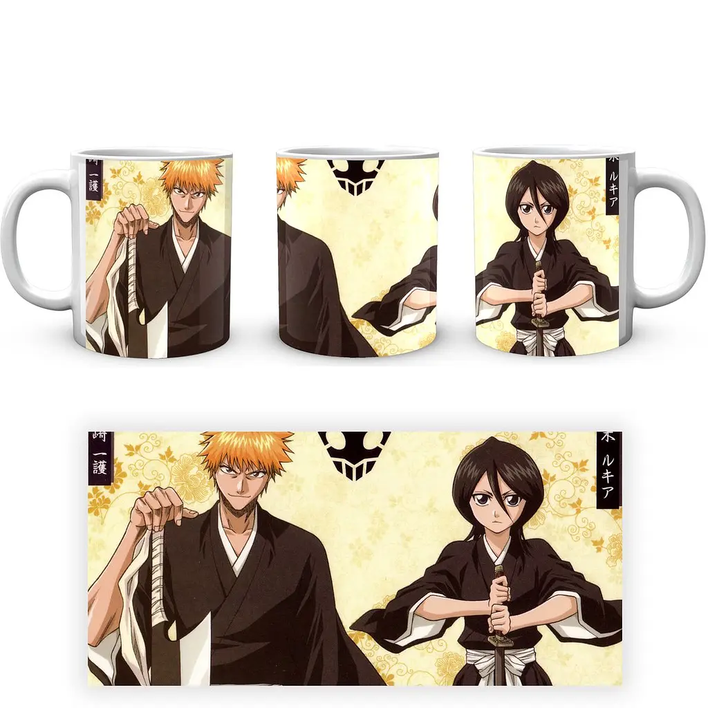 Кухоль GeekLand Bleach Бліч Рукія Ічіго BL 002.011 330 мл білий - фото 4