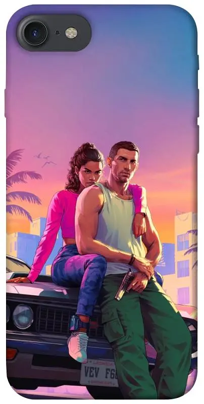 TPU чохол Demsky GTA VI Heroes для Apple iPhone 7 / 8 (4.7")