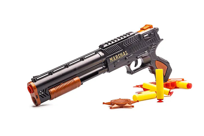 Іграшковий дробовик "Marshal" Golden Gun 915GG з м'якими кулями - фото 4