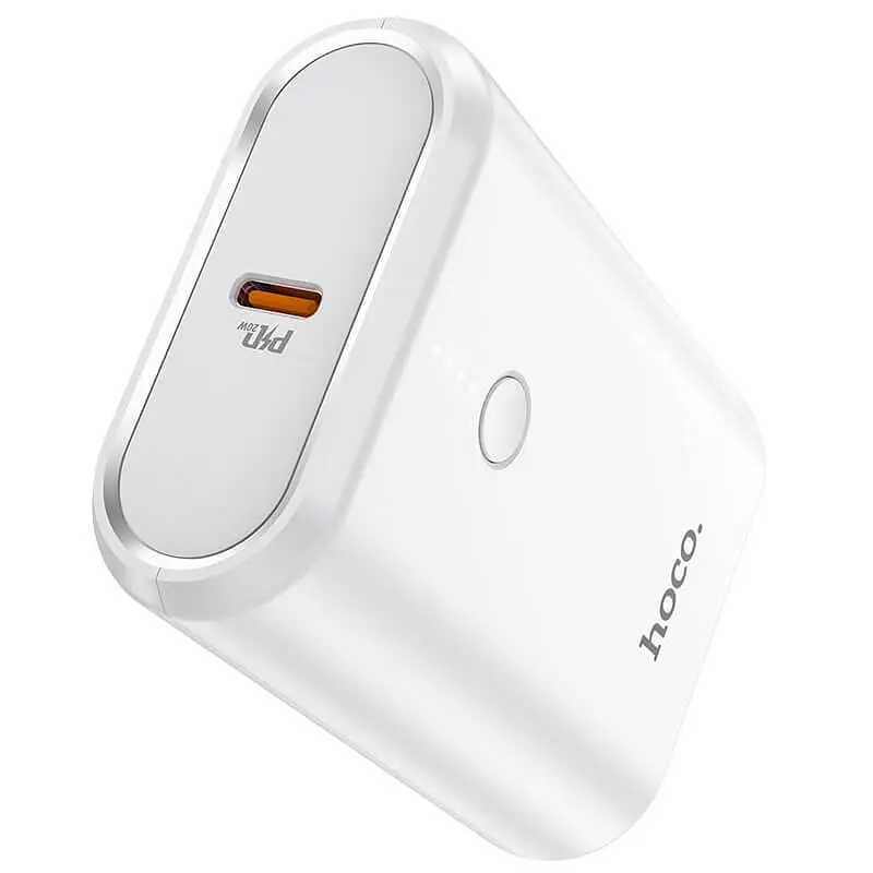 Портативна батарея Power Bank Hoco Q3 Mayflower PD20W QC3.0 18W 10000 mAh White - фото 2