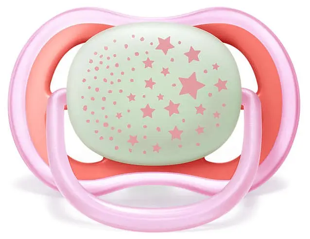 Пустушка Philips Avent Ultra Air Нічна, 6-18 міс, 2 шт. (SCF376/22) - фото 2