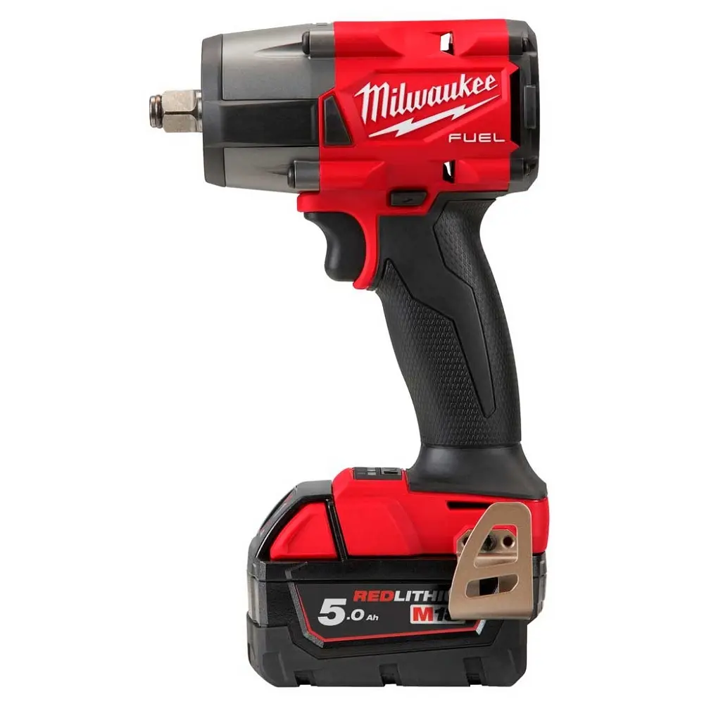 Гайковерт ударный аккумуляторный Milwaukee M18 FMTIW2F12-502X 18В АКБ 2х5 А/ч 0-2575 об/мин 881 Нм 1/2" ЗП M12-18FC кейс 6.28 кг - фото 4