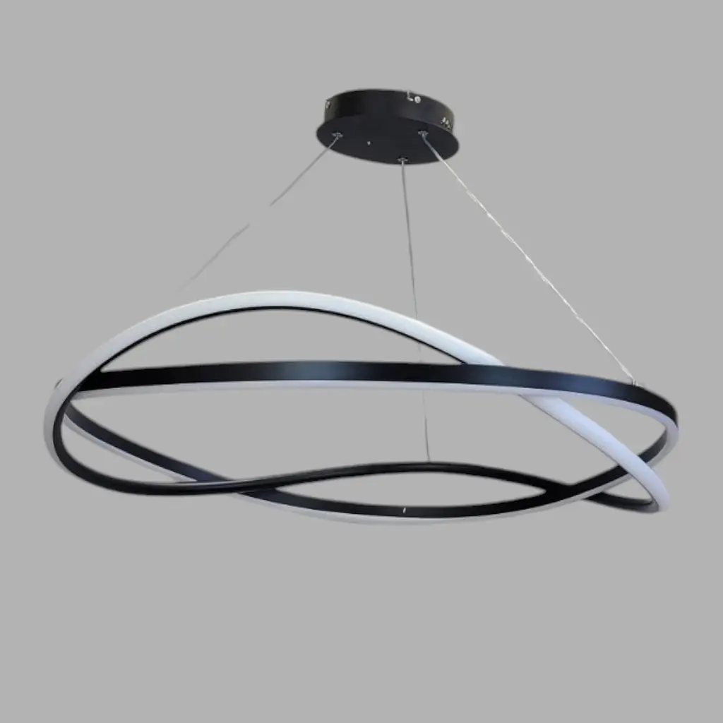 Стильна підвісна LED-люстра Art 2463/800 BK - фото 9