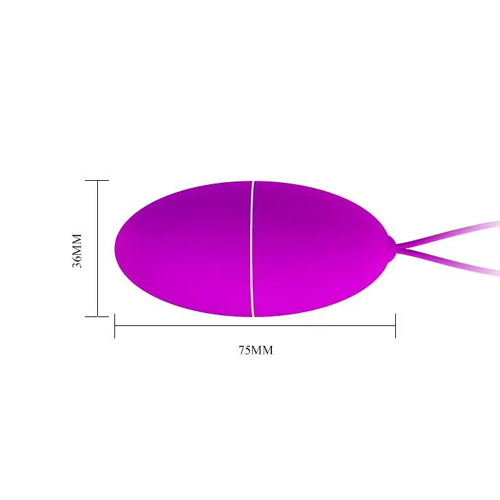 Віброяйце Pretty Love Joanne 7.5 см фіолетовий - фото 6