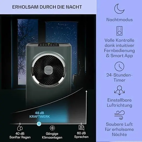 Кондиционер мобильный Klarstein Kraftwerk Smart 10K (10034667) - фото 5