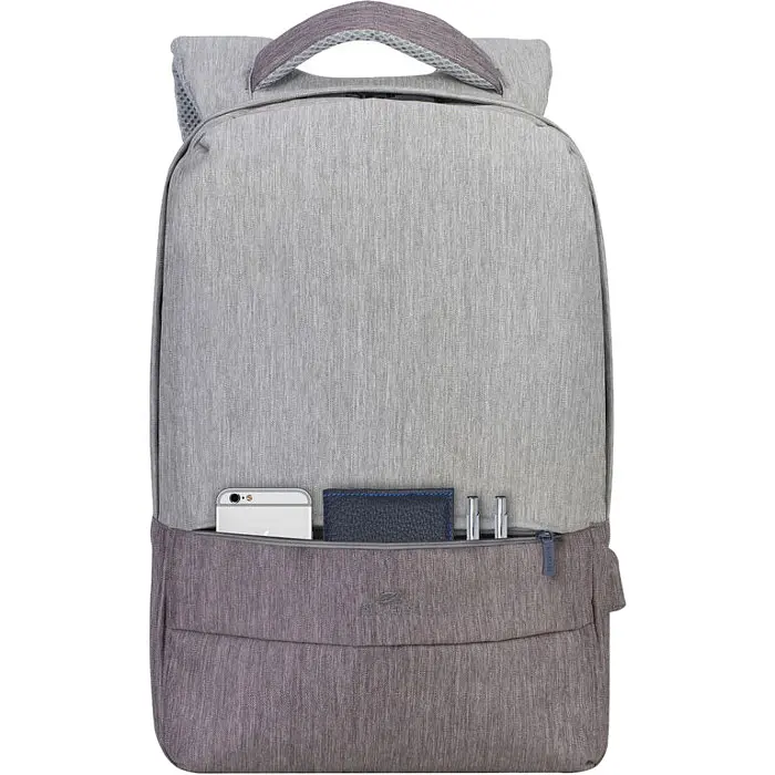 Рюкзак RivaCase 7562 Grey/Mocha - фото 7