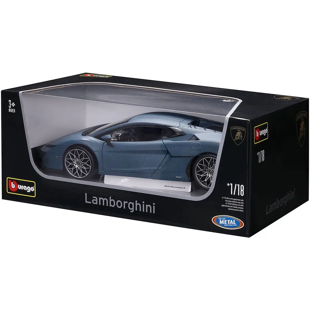 Автомодель Bburago Lamborghini Temerario 1:18 синя (18-11052BU) - фото 8