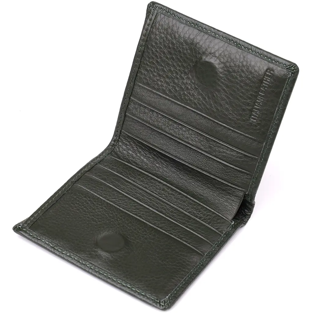 Женский кошелек на магните из натуральной кожи ST Leather 9.5х10х2 см acs0029654 - фото 5