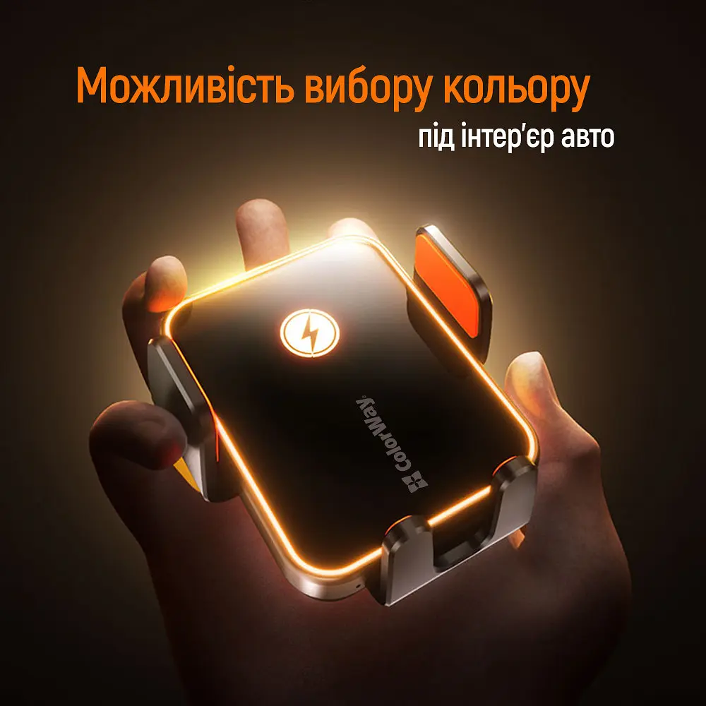 Бездротовий зарядний пристрій СolorWay Ultra-mini 15W Чорний (CW-CHAW069Q-BK) - фото 9