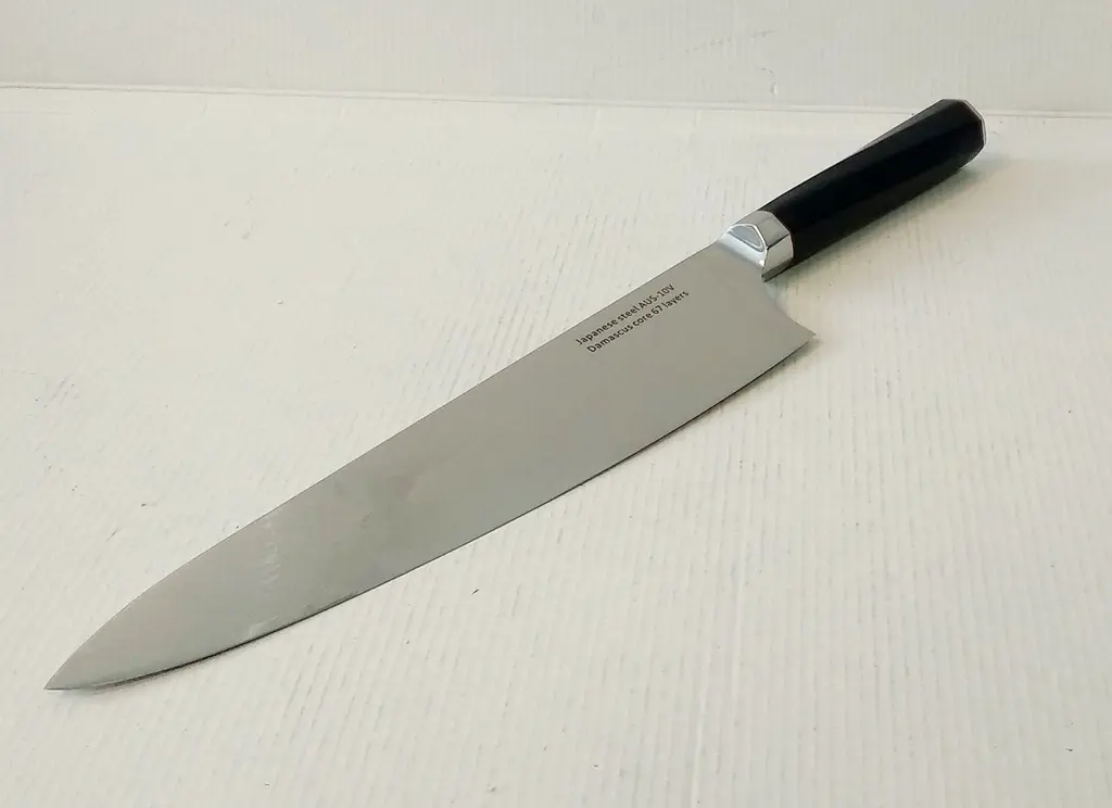 Ніж кухарський 24 см Damascus DK-AK 3009 AUS-10 дамаська сталь 73 шари - фото 7