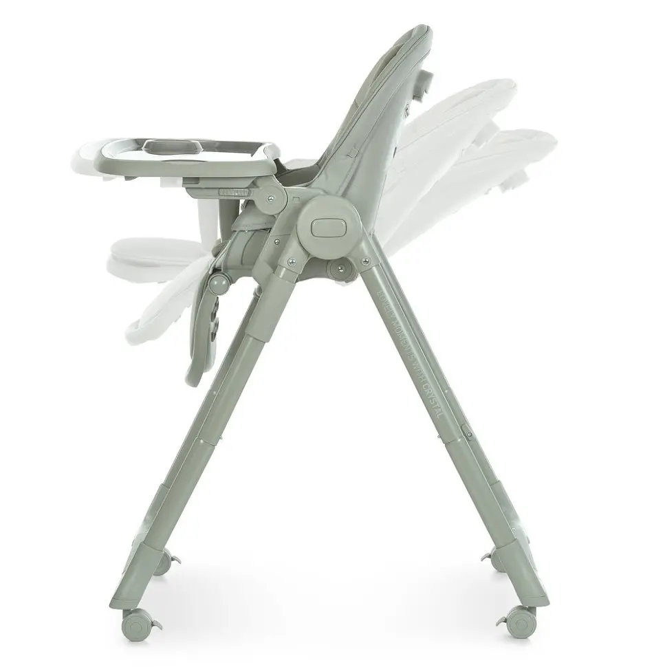 Детский стульчик для кормления El Camino CRYSTAL ME 1037 Nude Green - фото 5