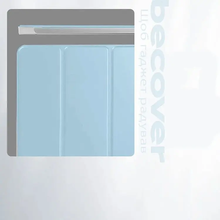 Чохол-книжка BeCover Tri Fold Hard для Apple iPad 10.2 2019/2020/2021 Light Blue (711126) - фото 5