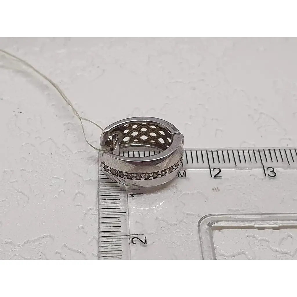 Серебряные серьги Лазурит с фианитами. 29012р - фото 4