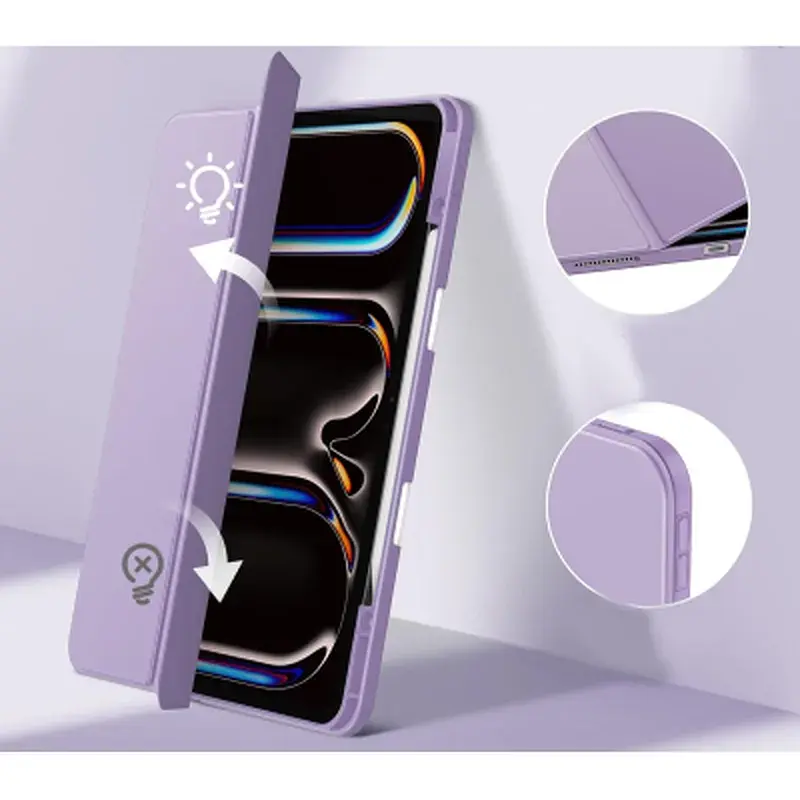 Чохол до планшета BeCover Soft Edge TPU Apple iPad Pro 13" M4 2024 Purple (711719) - фото 5