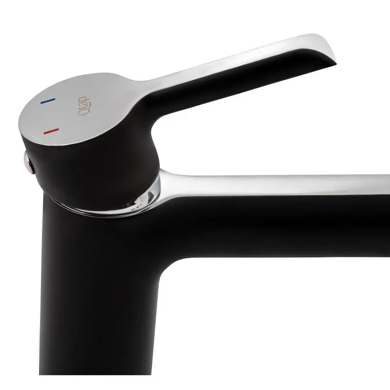 Смеситель для умывальника Qtap Grand BCR 001F, Черный матовый - фото 4