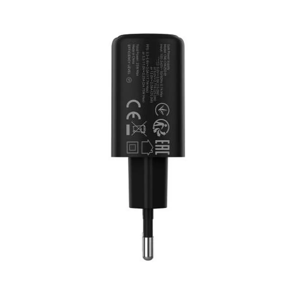 Зарядний пристрій Canyon OnCharge 250 25 Вт 1xPD EU чорний (CNE-CHA250-11) - фото 3