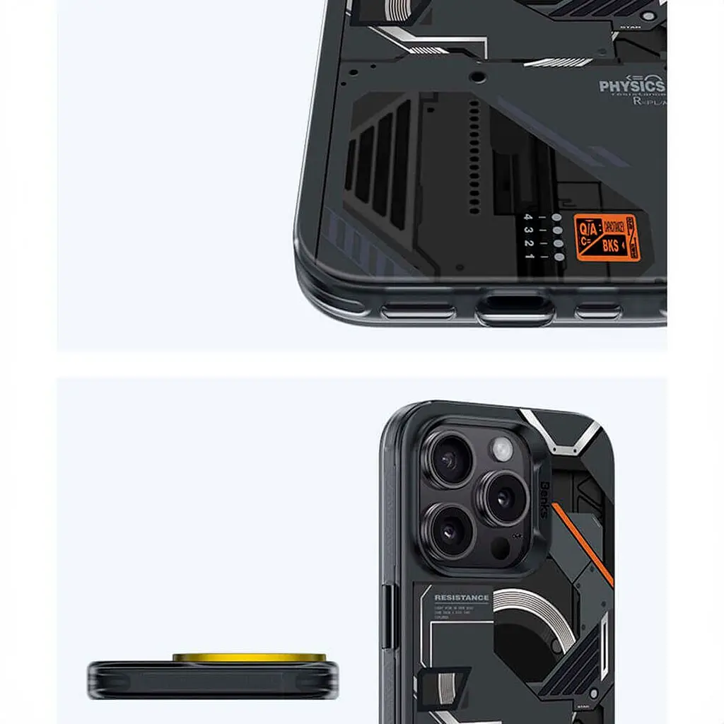 Чохол Benks Mecha Case with MagSafe для Apple iPhone 16 Pro Max Black (6948005905484) [132543] - фото 4