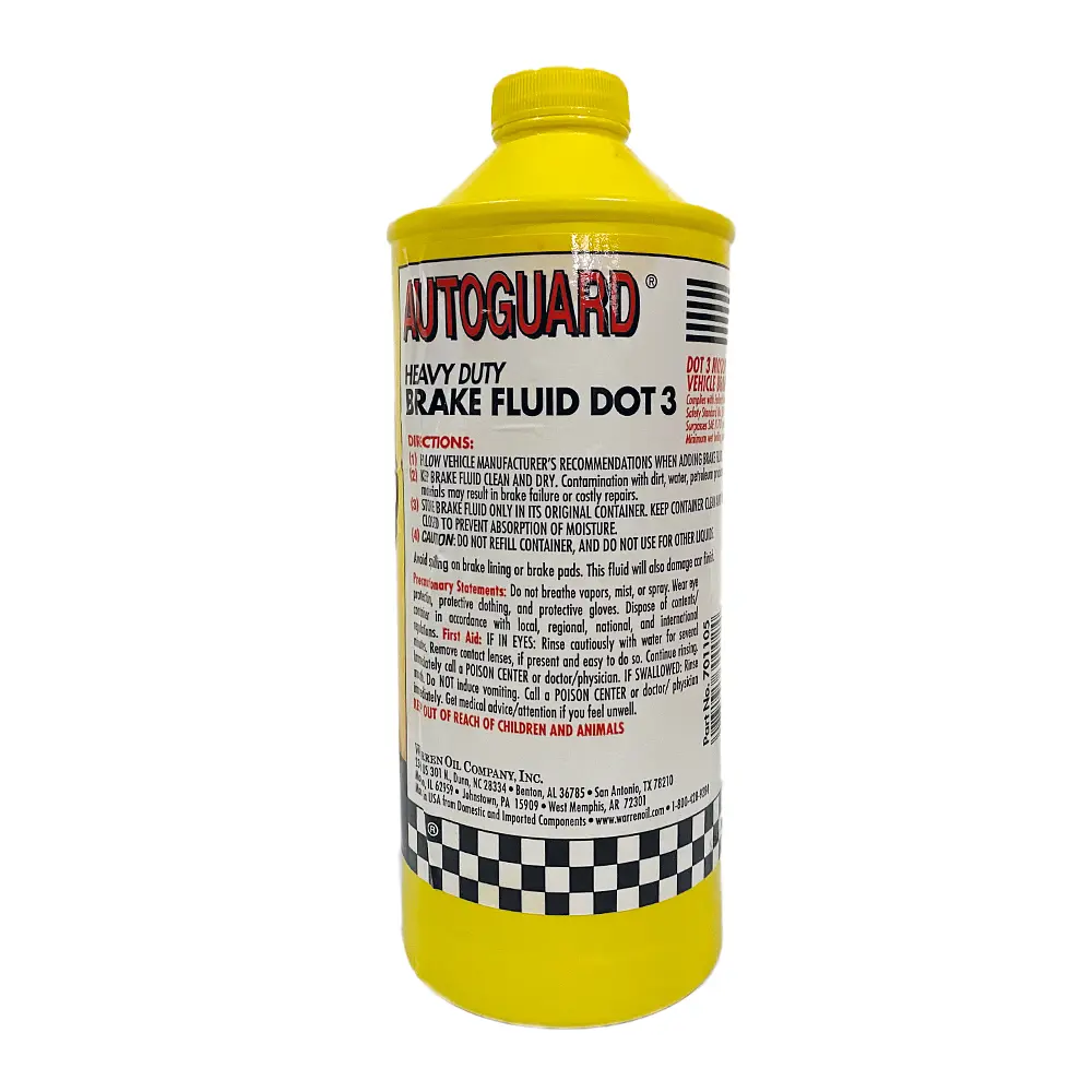 Гальмівна рідина Autoguard Brake Fluid DOT 3, 0,946л. - фото 3