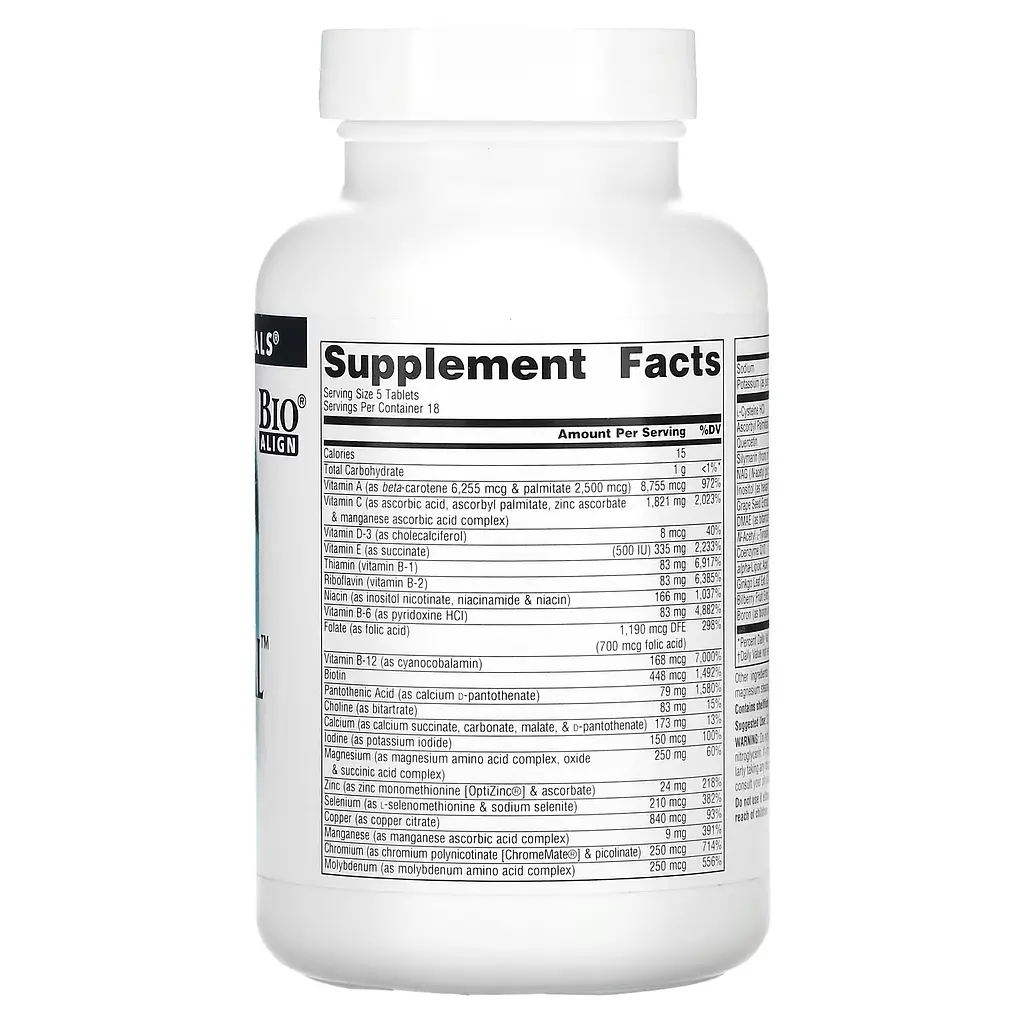 Мультивитамины Source Naturals Elan Vital Multiple 90 таблеток - фото 2